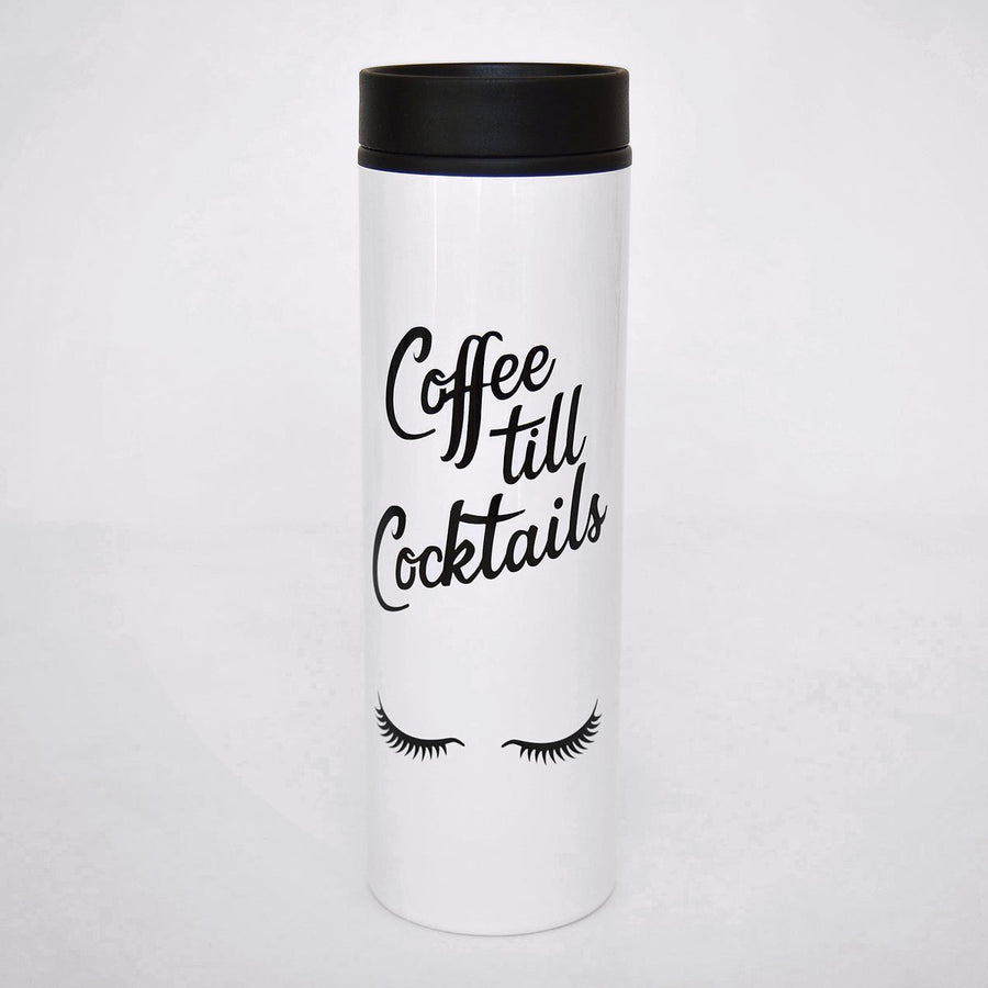 Coffee till cocktails travel mug