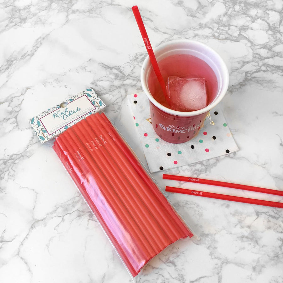 Festive AF - Christmas cocktail straws – The Pursuit of Cocktails